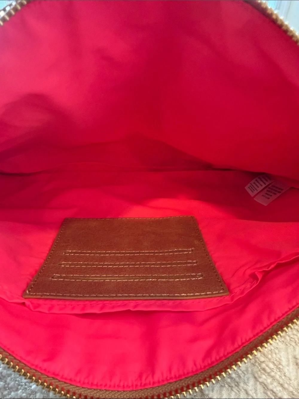 Lilly Pulitzer Gold Metallic Tech Pouch Zip-Top with Tassel